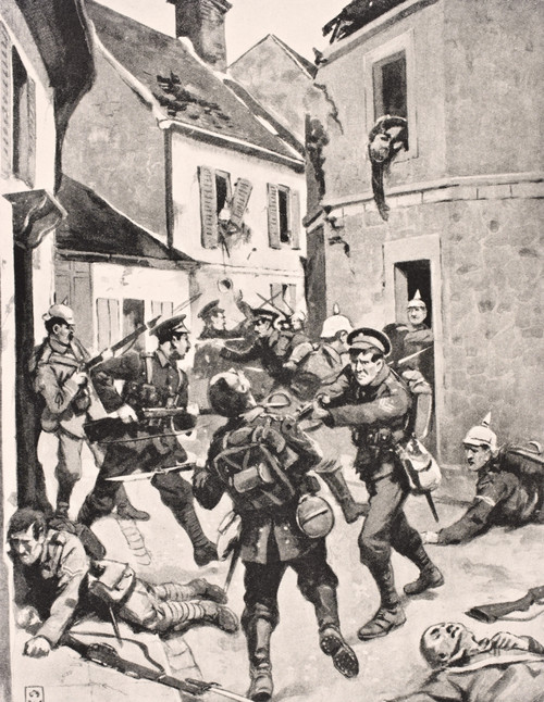 British And German Soldiers In Hand To Hand Fighting During Storming Of Loos France September 25 1915 From The War Illustrated Album Deluxe Published London 1916 PosterPrint - Item # VARDPI1855324