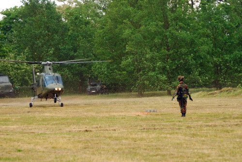 Leopoldsburg, Belgium - The Agusta A109 helicopter used by the Belgian Army during a field training exercise Poster Print - Item # VARPSTJAE100322M