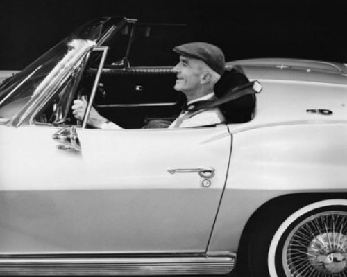 Senior man driving a car Poster Print - Item # VARSAL25549055
