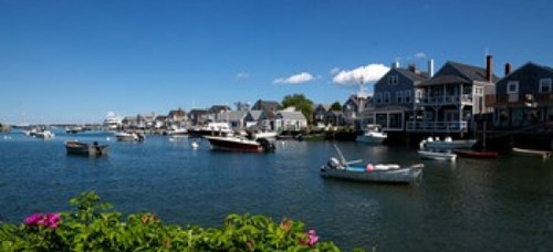 Nantucket Harbor  Massachusetts Poster Print by Panoramic Images (27 x 12) - Item # PPI109107