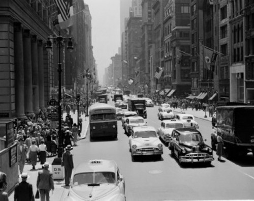 USA  New York State  New York City  Fifth Avenue from 47th Street Poster Print - Item # VARSAL255420061