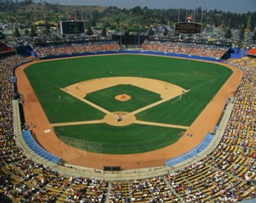 Dodger Stadium Poster Print by Panoramic Images (16 x 12) - Item # PPI75569