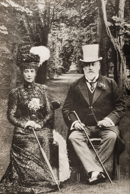 Their Majesties King Edward Vii 1841-1910 And Queen Alexandra 1844-1925. From The Book King Edward And His Times By Andr_ Maurois. Published 1933. PosterPrint - Item # VARDPI1857443