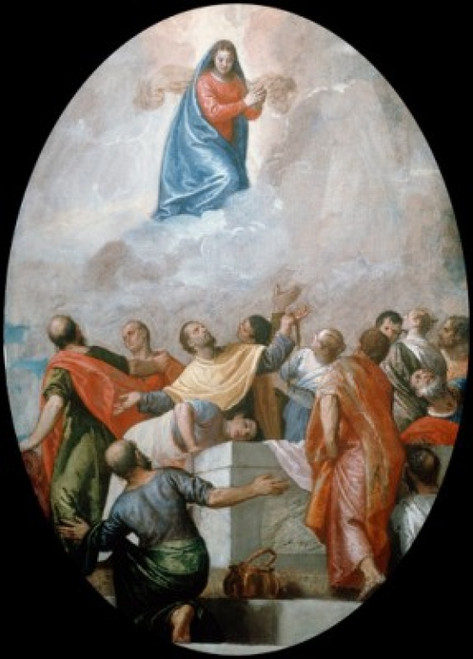 Assumption of The Virgin by Paolo Veronese  Poster Print - Item # VARSAL9006211