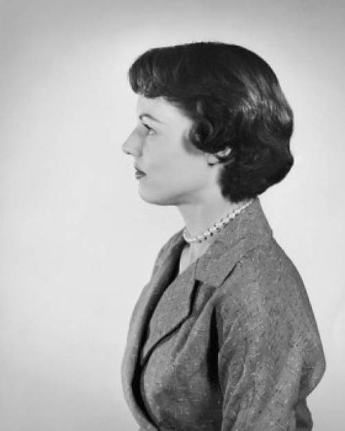 Side profile of a young woman Poster Print - Item # VARSAL25510807