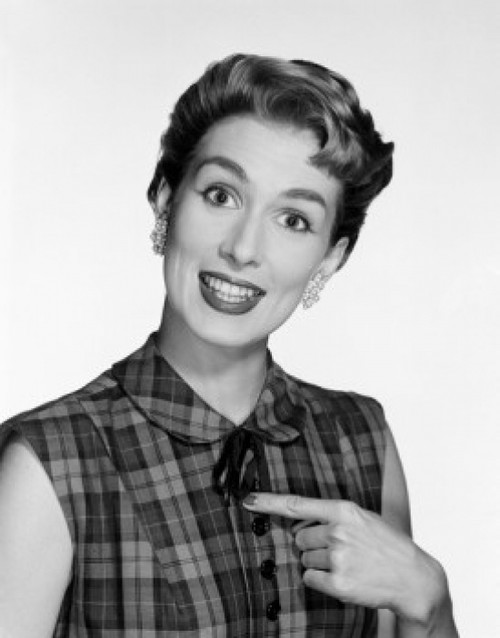 Studio portrait of surprised young woman Poster Print - Item # VARSAL255416861