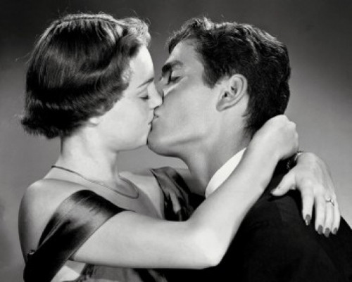 Close-up of a young couple kissing Poster Print - Item # VARSAL2554113
