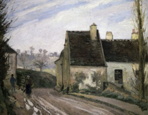 Les Masures pres d'Osny   Camille Pissarro Poster Print - Item # VARSAL900143584
