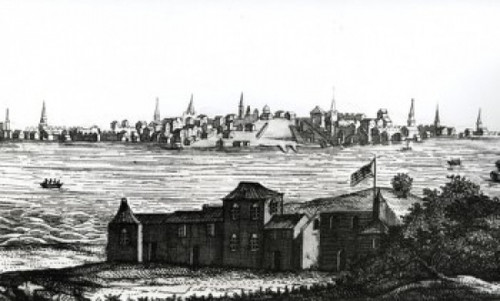 View of Boston  Early 1800's  Artist Unknown Poster Print - Item # VARSAL9954232