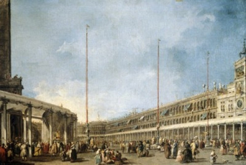 Italy  Venice  Festival of Corpus Domini in Venice by Francesco Guardi   France  Paris  Musee du Louvre Poster Print - Item # VARSAL900144449