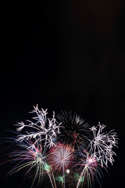Firework display at night sky, Albuquerque International Balloon Fiesta, Albuquerque, New Mexico, USA Poster Print - Item # VARPPI169640