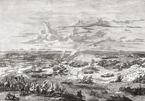 The Battle Of Blenheim, Bavaria, 1704. From The Book Short History Of The English People By J.R. Green, Published London 1893 PosterPrint - Item # VARDPI1877977