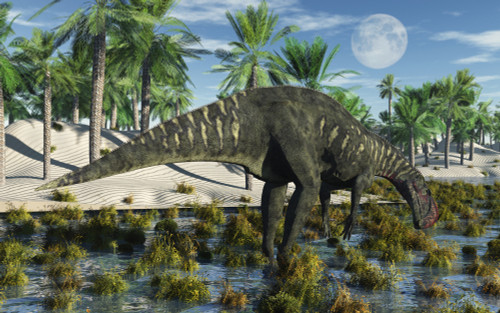 An Altirhinus dinosaur during the Cretaceous period of modern day Asia Poster Print - Item # VARPSTMAS600041P