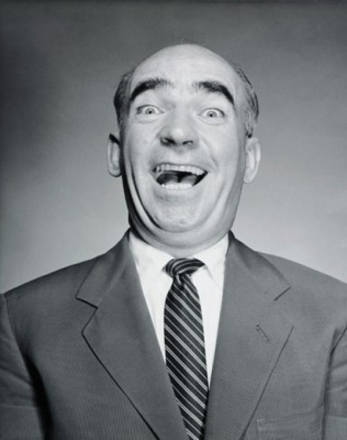 Portrait of a businessman laughing Poster Print - Item # VARSAL2551121A