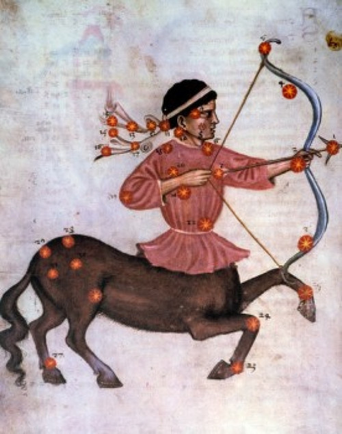 Sagittarius or Archer  Signs of the Zodiac by artist unknown Poster Print - Item # VARSAL1191724