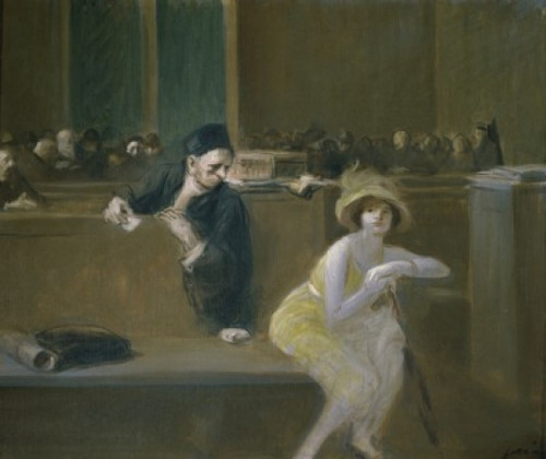 Courtroom Scene     19th C.   Jean Louis Forain    Poster Print - Item # VARSAL1158983