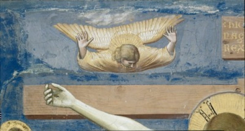 The Crucifixion - Detail   Giotto  Fresco  Capella Scrovegni  Padua  Italy Poster Print - Item # VARSAL263303