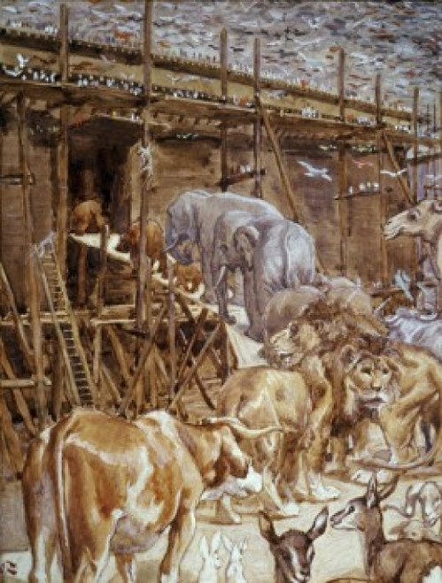 Animals Enter the Ark  James Tissot  Oil on canvas  Jewish Museum  New York Poster Print - Item # VARSAL99912
