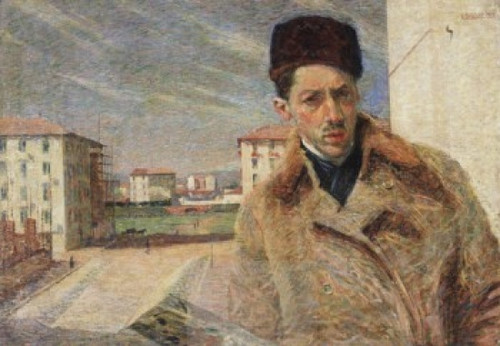 Self-Portrait   1908   Umberto Boccioni   Pinacoteca di Brera  Milan Poster Print