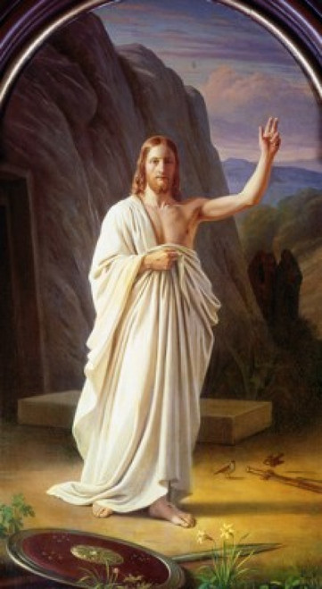 The Resurrection  Carl Christian C. Hansen  Poster Print - Item # VARSAL900104145