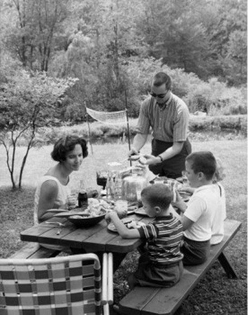 Parents and children having picnic Poster Print - Item # VARSAL2554669