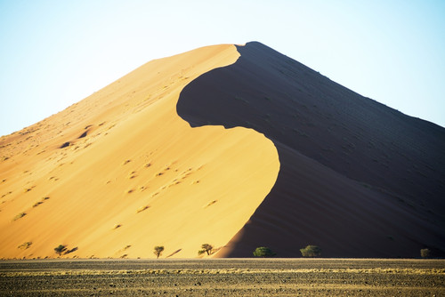 Large desert sand dunes; Sossusvlei, Namibia PosterPrint - Item # VARDPI12281762