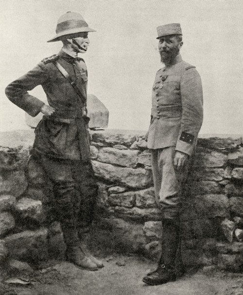 General Sir Ian Hamilton Left And General Henri Gouraud Right In Gallipoli. From The Great World War A History Volume Iii, Published 1916. PosterPrint - Item # VARDPI1862830