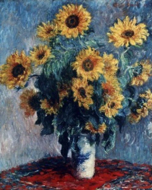 Sunflowers  Claude Monet  Oil on Canvas  Metropolitan Museum of Art  New York City  New York  USA  Poster Print - Item # VARSAL900110683