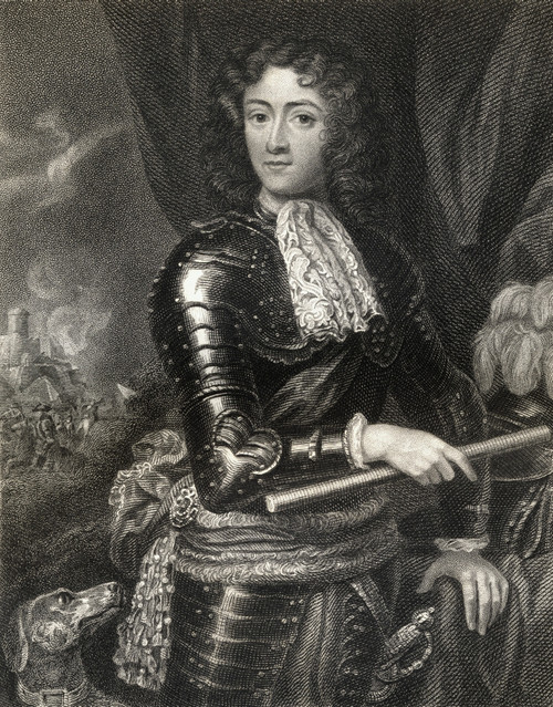 James Scott Duke Of Monmouth, Byname James Fitzroy Or Crofts, 1649-1685.Claimant To English Throne. From The Book _Lodge?S British Portraits? Published London 1823. PosterPrint - Item # VARDPI1858612