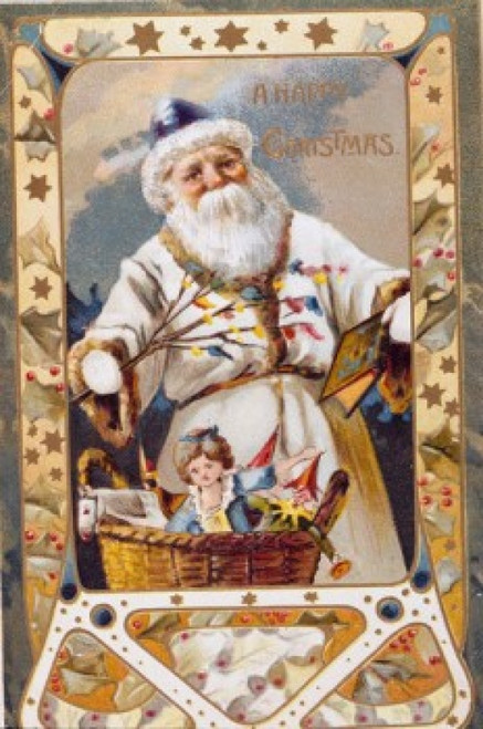 Happy Christmas  Nostalgia Cards Poster Print - Item # VARSAL9801193