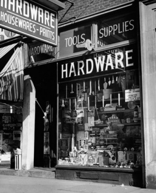 Window display of a hardware store Poster Print - Item # VARSAL25531793
