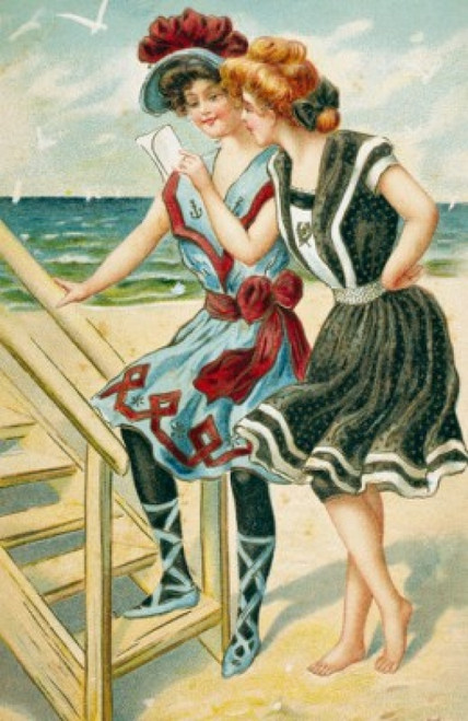 Reading Letter  Nostalgia Cards Poster Print - Item # VARSAL9801002