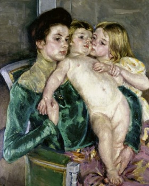 Child's Caress   1902   Mary Cassatt   Oil on Canvas   National Museum of American Art   Smithsonian Institution  Washington  D.C. Poster Print - Item # VARSAL2621568