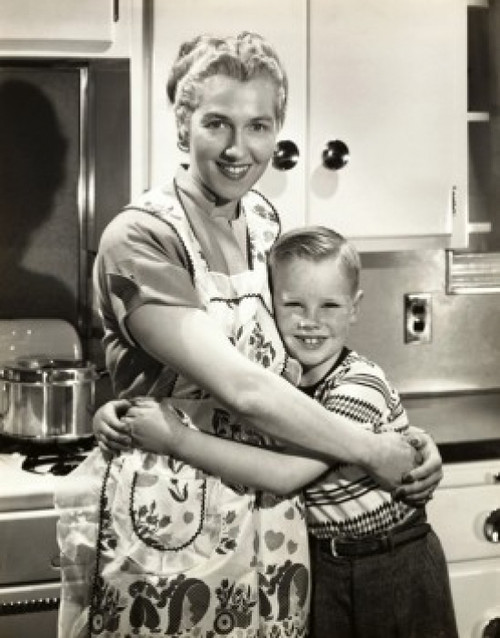 Portrait of a mother hugging her son Poster Print - Item # VARSAL2555077