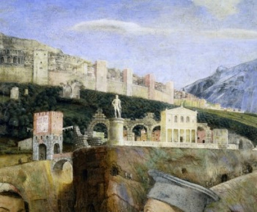 West Wall of the Camera degli Sposi   c. 1431-1506  Andrea Mantegna  Fresco  Palazzo Ducale  Mantua Poster Print - Item # VARSAL263366