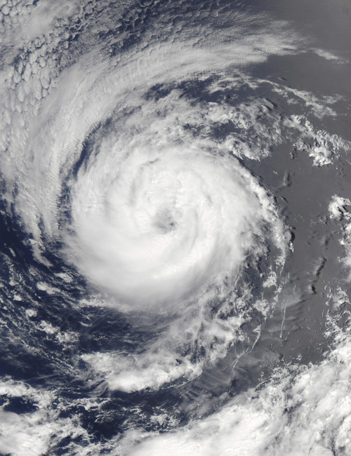 August 13, 2009 - Tropical Storm Guillermo. Guillermo formed on August 12 southwest of the southern tip of Baja California over the Pacific Ocean. Poster Print - Item # VARPSTSTK202822S