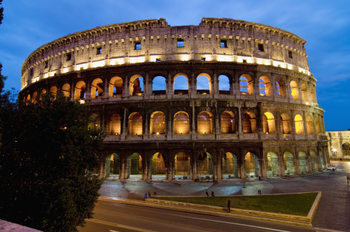 Europe, Italy, Rome, Colosseum Dusk PosterPrint - Item # VARDPI1930225