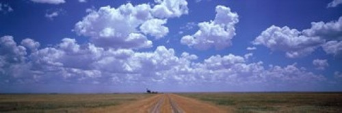 Clouds Over Prairie  Amarillo  TX Poster Print by Panoramic Images (37 x 12) - Item # PPI82278