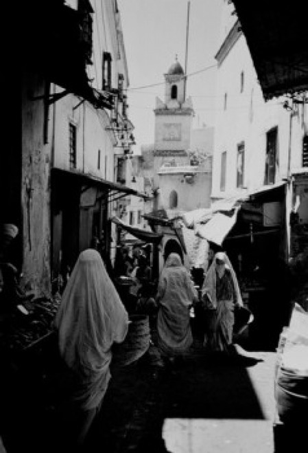 Algeria  street scene Poster Print