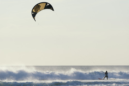 Kitesurfing; Tarifa, Cadiz, Andalusia, Spain PosterPrint - Item # VARDPI2075546
