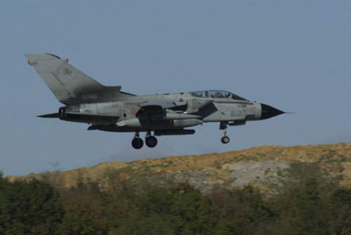 A Panavia Tornado of the Italian Armed Forces in flight over Florennes, Belgium Poster Print - Item # VARPSTRVP100014M