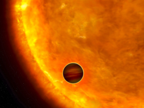 A Jupiter-sized planet passing in front of its parent star Poster Print - Item # VARPSTSTK202363S