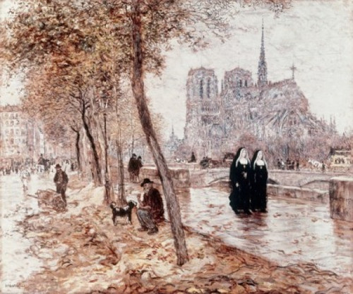 Notre Dame De Paris Poster Print by Jean-Francois Raffaelli - Item 