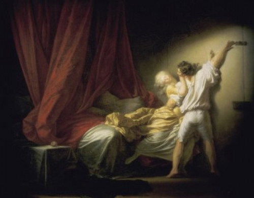 The Lock  Le Verrou  Jean Honor? Fragonard  Musee du Louvre  Paris Poster Print - Item # VARSAL11581898