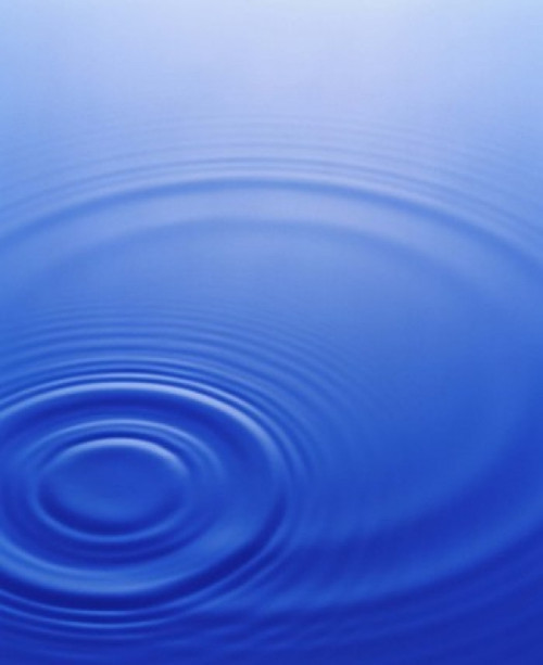 Rings in deep blue water Poster Print by Panoramic Images (20 x 24) - Item # PPI118008