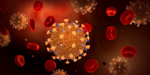 Conceptual image of influenza causing flu virus Poster Print - Item # VARPSTSTK700673H