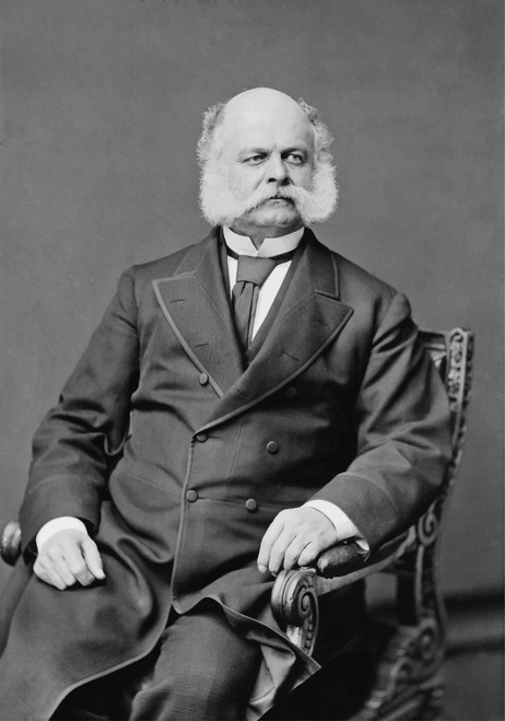 Digitally restored vector portrait of Civil War General Ambrose Everett Burnside. Poster Print - Item # VARPSTJPA100079M
