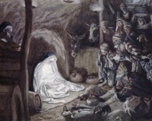 Adoration of the Shepherds  James Tissot Poster Print - Item # VARSAL9999926