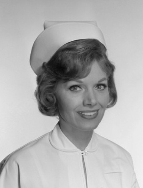 Studio portrait of smiling nurse Poster Print - Item # VARSAL255418170