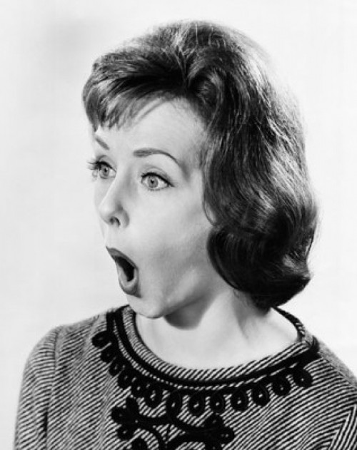 Young woman looking surprised Poster Print - Item # VARSAL25510977